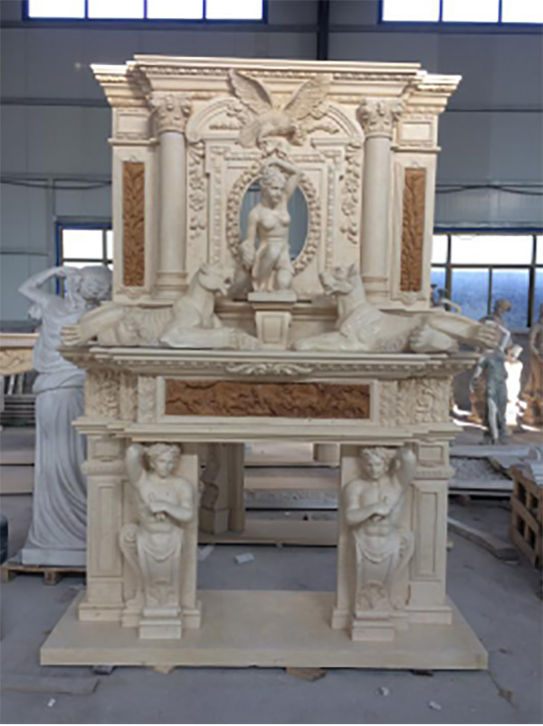 Marble Fireplace -7