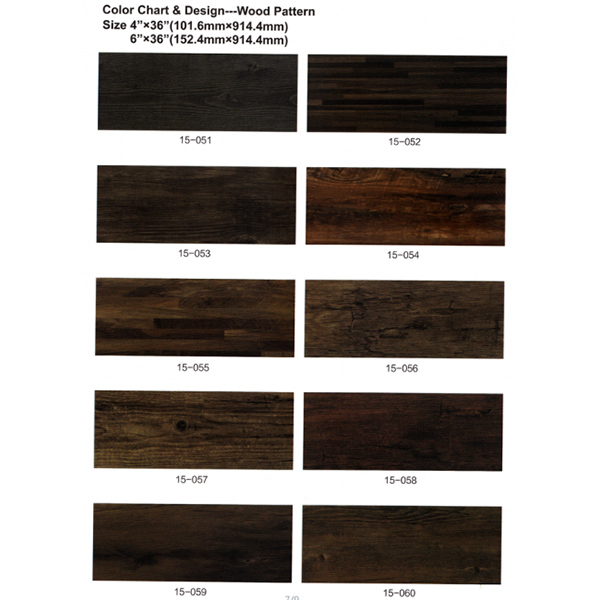 Wood Pattern Vinyl Tile 6