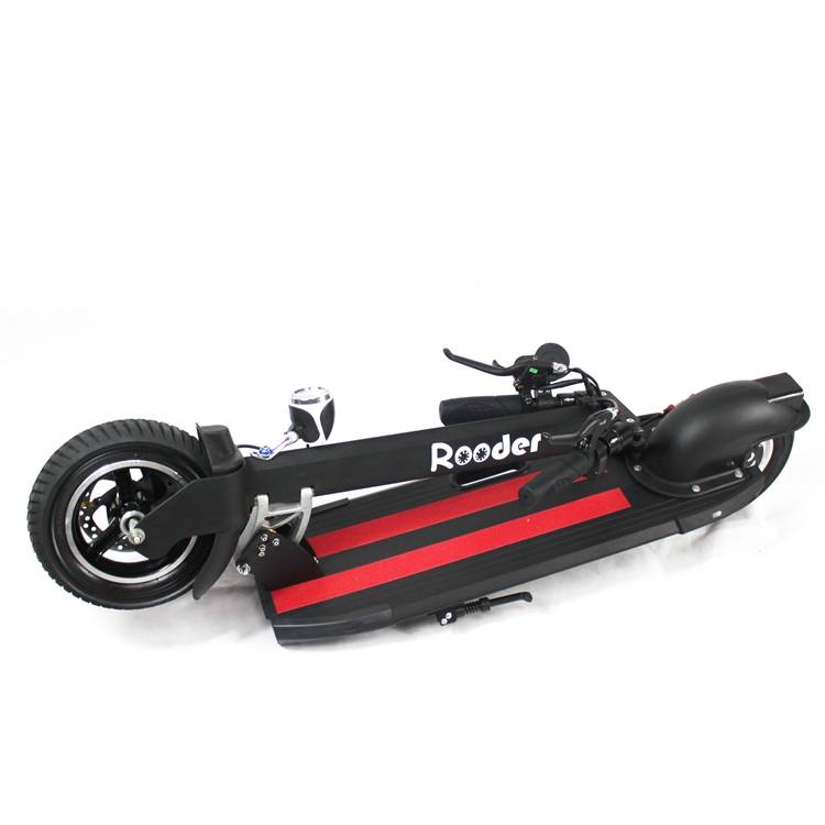 electric kick scooter r803t with 10 inch wheels 36v lithium battery 500w brushless motror max speed 40kmh from rooder electric kick scooter supplier factory  (19)