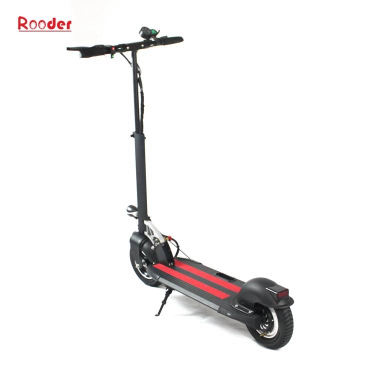 electric kick scooter r803t with 10 inch wheels 36v lithium battery 500w brushless motror max speed 40kmh from rooder electric kick scooter supplier factory  (2)