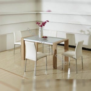 BD-1502 Best-Selling Hot Sale Tempered Glass Dining Table