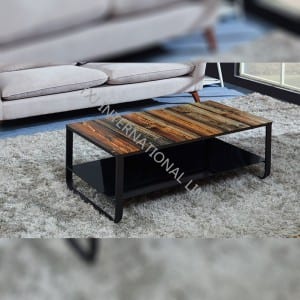 Factory For Brass Coffee Table -<br />
 TT-1857 Coffee Table With Painting Top - TXJ