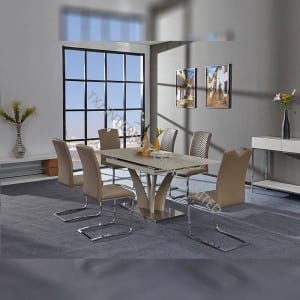 Factory wholesale Amazon Cheap Dining Chair -<br />
 BD-1761 Tempered Glass Extension Table - TXJ