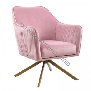 OEM/ODM Supplier Upholstered Dining Chair -<br />
 BABARA Velvet Fabric Relax Chair - TXJ