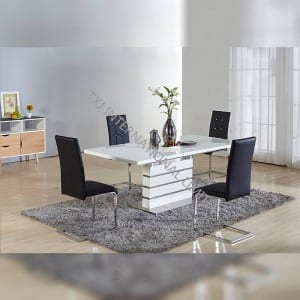 Short Lead Time for Italian Marble Coffee Table -<br />
 TD-1590 MDF Extension Table Set - TXJ