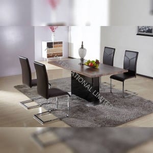 Cheap PriceList for Brown Coffee Table -<br />
 BD-1422 MDF Extension Table,With Nut Paper Veneer - TXJ