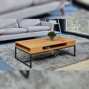 High reputation Wooden Public Long Bench -<br />
 TT-1853  MDF Coffee Table Oak Color - TXJ