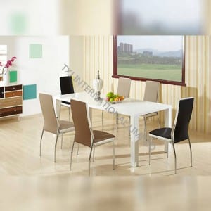 Lowest Price for Comfort Dining Chair -<br />
 PRIMA MDF Extension White Table - TXJ