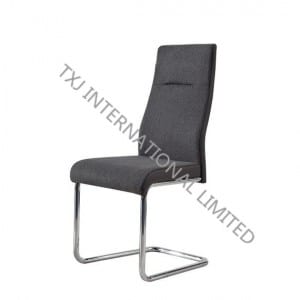 Manufacturer for Aluminium Coffee Table -<br />
 TC-1768 Fabric Dining Chair With Chromed Legs - TXJ