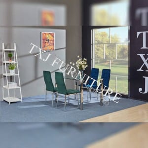 Excellent quality Hot Transfer Dining Chair -<br />
 BD-1660 Clear tempered glass dining table - TXJ