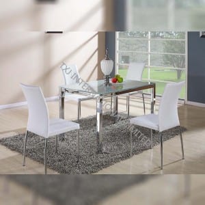 Discount wholesale Dining Round Table -<br />
 BD-1403 Tempered Glass Dining Table - TXJ