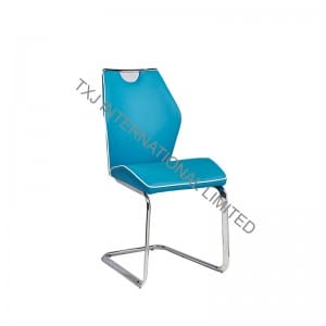 Professional China Wood Table -<br />
 VOX PU Dining Chair With Chromed Frame - TXJ