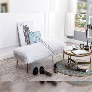 factory Outlets for Mirror Side Table -<br />
 ANNA Plush Fabric Relax Chair - TXJ