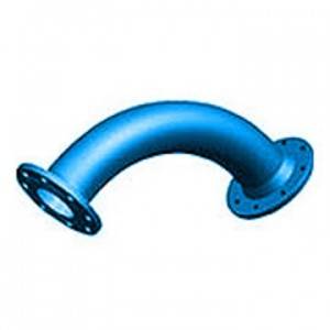 High definition Ductile Iron Di Pvc Pipe Saddle Clamp -<br />
90° double flanged long radius bends 90 90° - SNODE