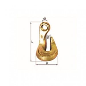 Corrugated Pre_Painted Steel Roll Wire Rope Shackle -<br />
EYE BEND HOOK - Thunder