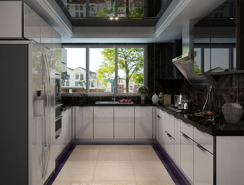 Modern Design U Shaped Stainless Steel, Is Stainless Steel Kitchen Expensive