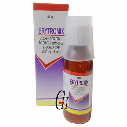 Erythromycin Stearate સસ્પેન્શન
