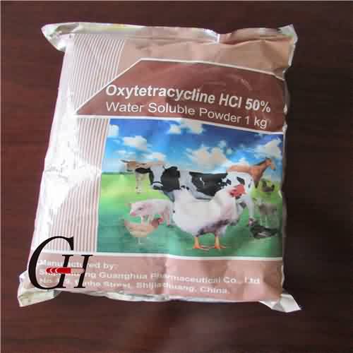 Oxytetracycline HCL 50% nước hòa tan bột