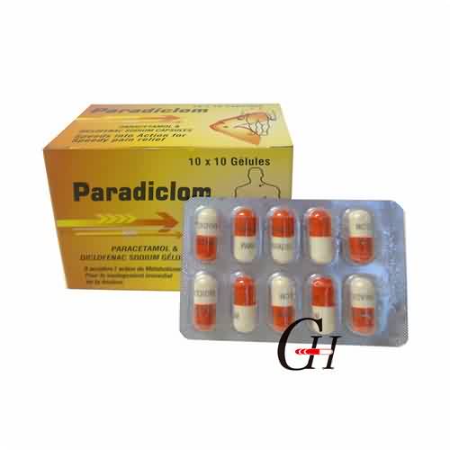 Parasetamol & Diclofenac natrium Kapsules