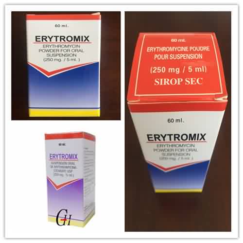 Erythromycin cho Họng Nhiễm