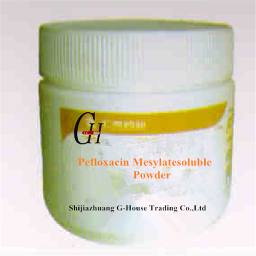 Pefloxacin metansulfonato tirpūs milteliai