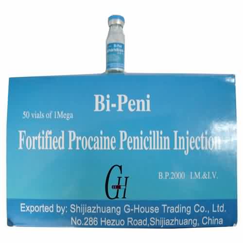Fortificada Injection penicilina procaína BP