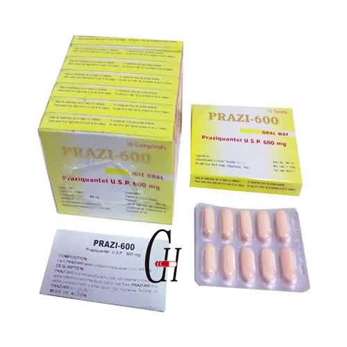 Praziquantel Tablety USP
