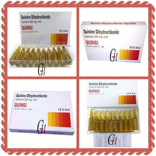 Antiparasitic Quinine Dihydrochloride Injection