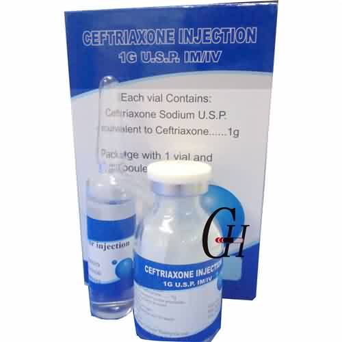 Ceftriaxone सोडियम इंजेक्शन 1 ग्रॅम हिट फॉर्म्युला
