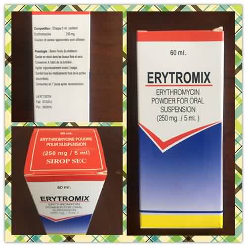 Eritromicina para infección de vexiga