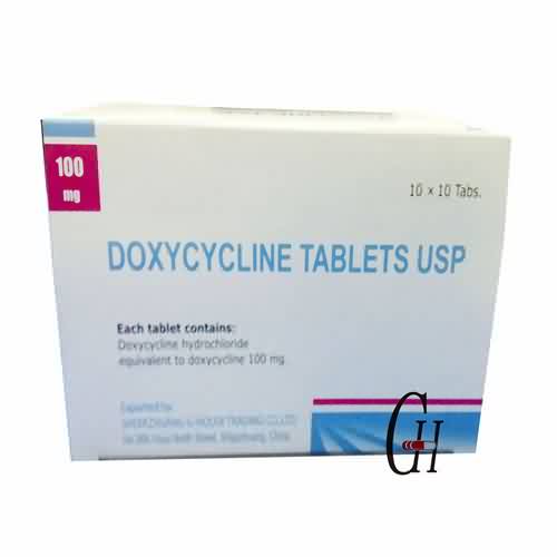 Doksiciklin tablete USP 100 mg