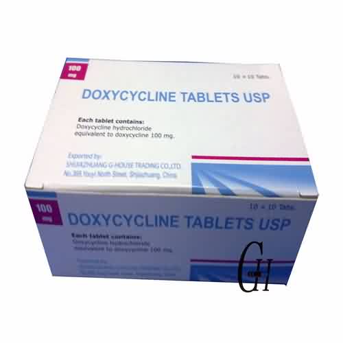 100 mg de doxiciclina comprimidos USP