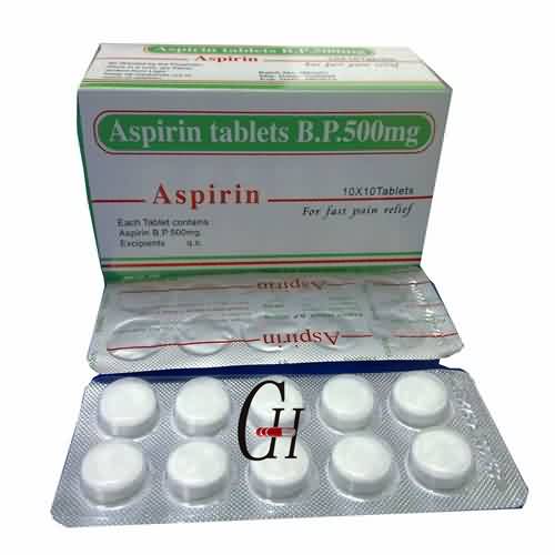 Aspirin Tablet 500mg 
