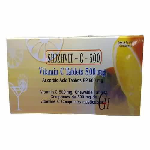 A vitamina C comprimidos mastigáveis ​​BP