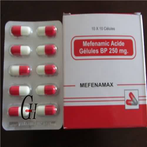 250 mg de ácido mefenâmico Cápsula