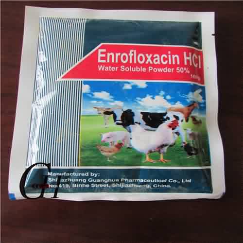Enrofloxacine HCL poudre soluble dans l'eau