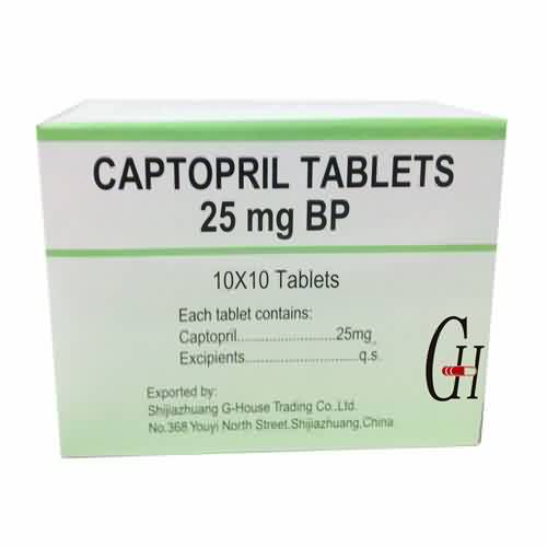 Captopril Tablets 25mg BP USP