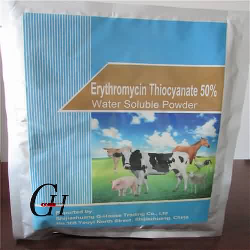 Erythromycin Thiocyanate ውሃ የሚሟሟ የዱቄት