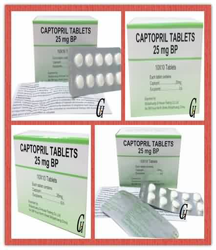Antihypertensive Captopril Tablets