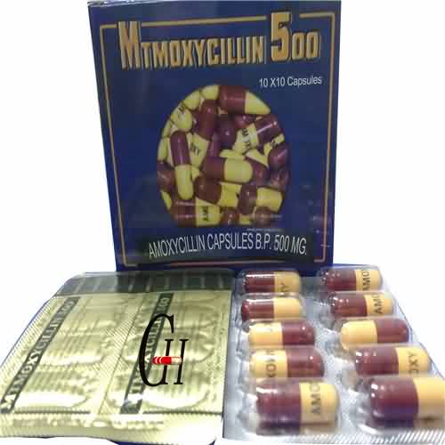 Os antibióticos amoxicilina 500mg Cápsulas 