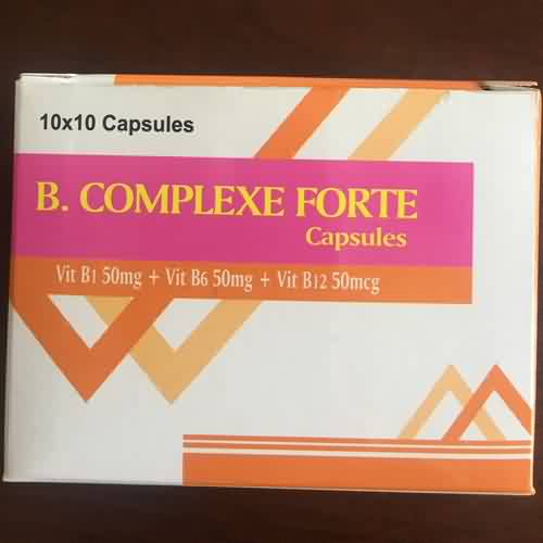 B. Cápsulas Forte complexos
