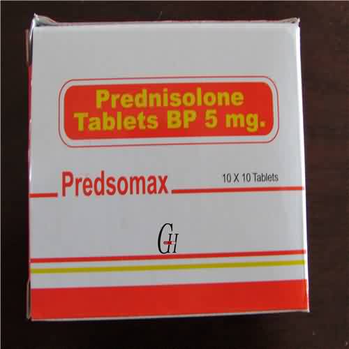 Prednisolona Comprimidos BP 5mg