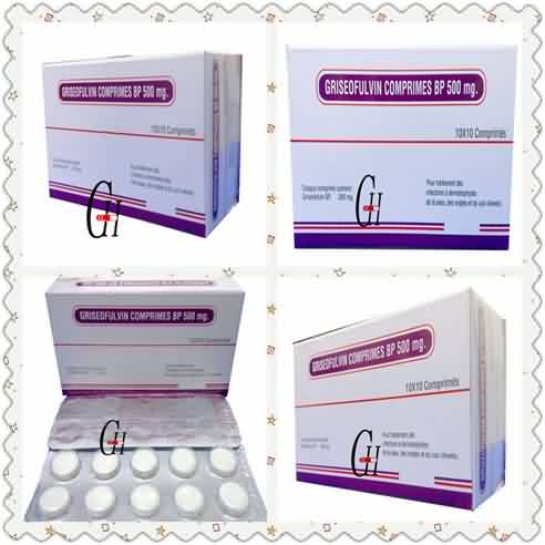 Antifungale Griseofulvin Tablets