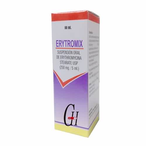 erythromycin Stearate การระงับช่องปาก 250mg / 5ml