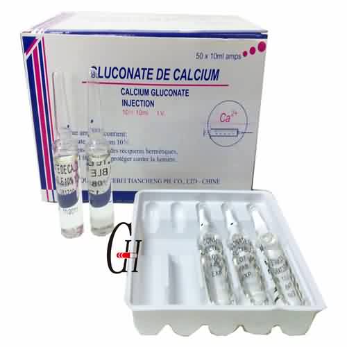 Calciumgluconatinjeksjon 10% 10ml