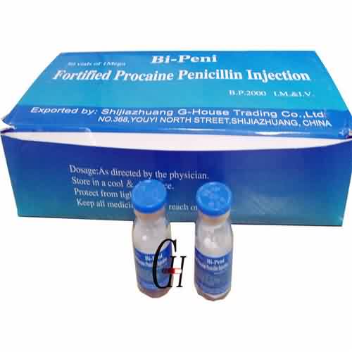 Megerősített Prokain penicillin injekciót 1 MEGA