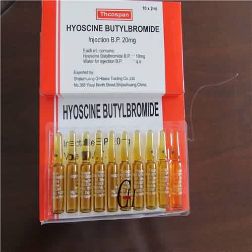 Hyoscine Butylbromide Injection 20mg/2ml