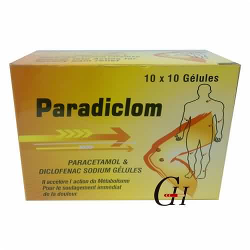 Paracetamol & Diclofenac natriumi Capsules