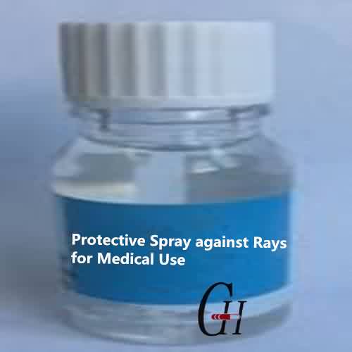 Spray ochronny przed promieniowaniem dla zastosowań medycznych