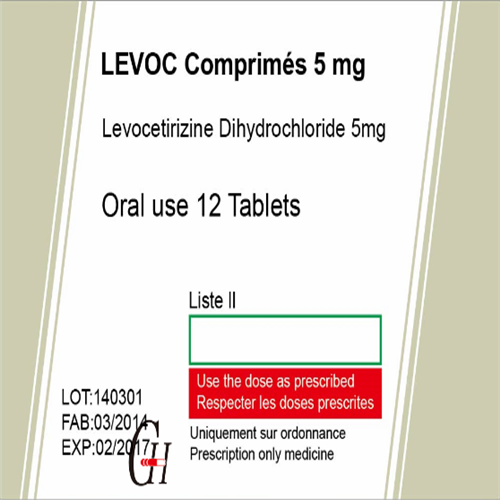 טבליות dihydrochloride Levocetirizine